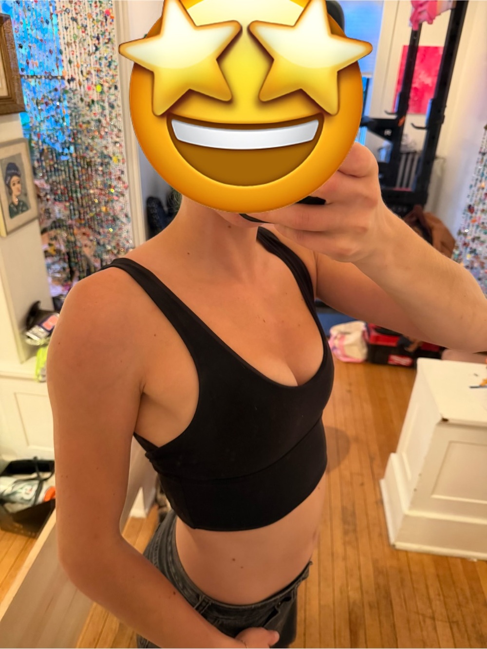 lululemon Align Black Scoop Neck Sports Bra A/B